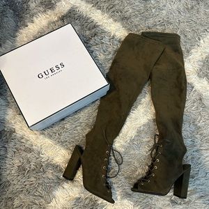 Guess over the knee boots